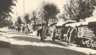 Ancienne photo du marché communal