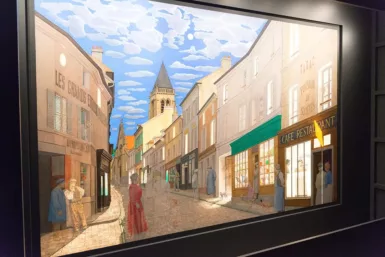 Flânez dans l’ancien village avec le diorama.
